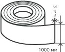 Рулон нержавеющий 3х1000 мм.  AISI 430 (12Х17) холоднокатаный,  шлифованный